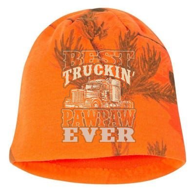 Best Truckin Pawpaw Ever Vinatge Trucker Fathers Day Gift Kati - Camo Knit Beanie