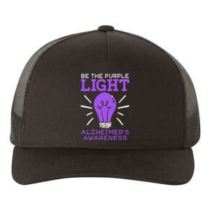 Be The Purple Light End ALZ Alzheimers Disease Awareness Yupoong Adult 5-Panel Trucker Hat