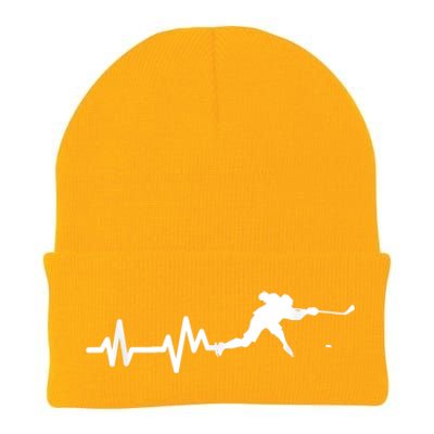 Born To Play Hockey Game Gifts Knit Cap Winter Beanie