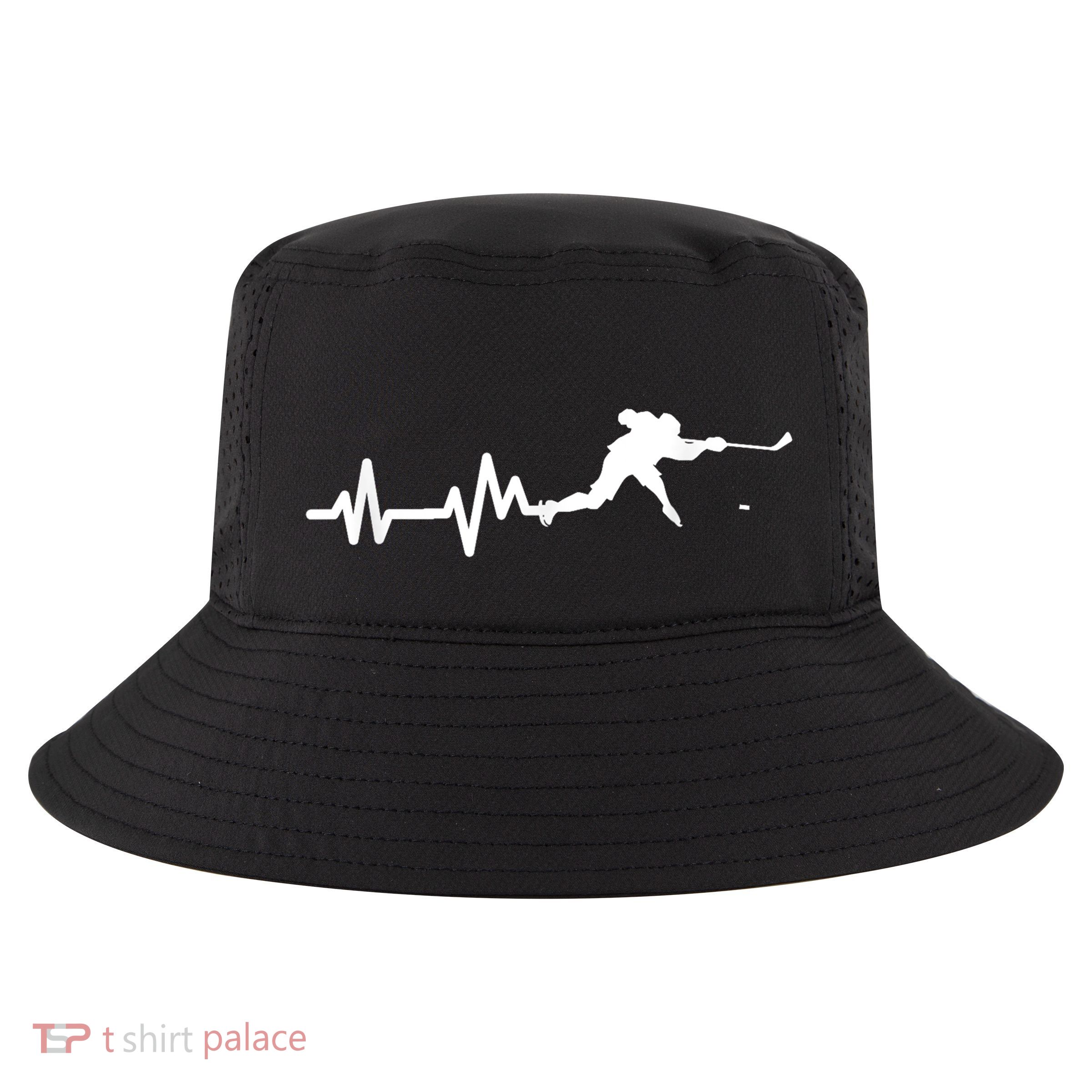 Born To Play Hockey Game Gifts Cool Comfort Performance Bucket Hat