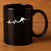 Born To Play Hockey Game Gifts 11oz C Handle Ceramic Mug
