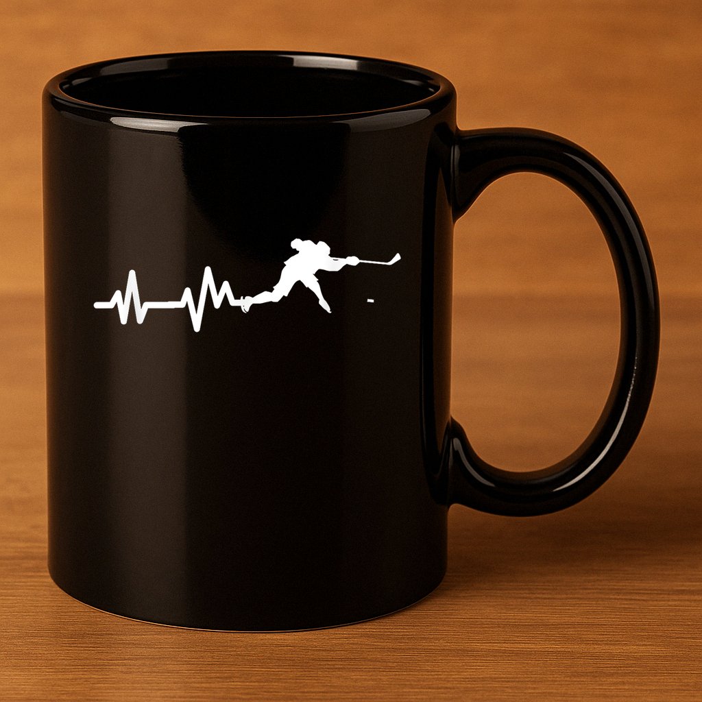 Born To Play Hockey Game Gifts 11oz C Handle Ceramic Mug