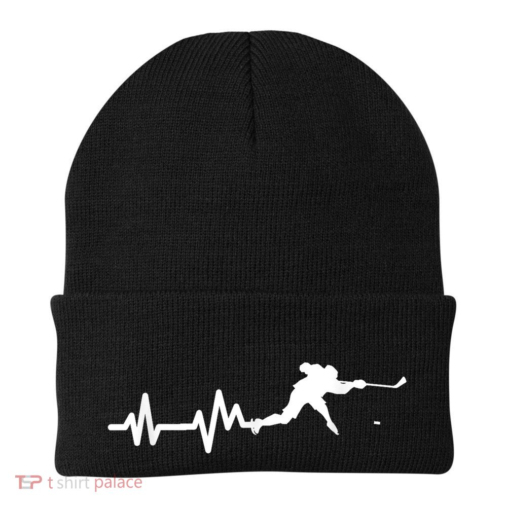 Born To Play Hockey Game Gifts Beanie
