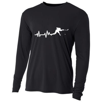 Born To Play Hockey Game Gifts Cooling Performance Long Sleeve Crew