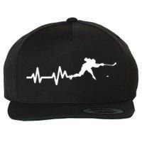 Born To Play Hockey Game Gifts Wool Snapback Cap