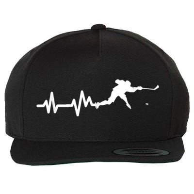 Born To Play Hockey Game Gifts Wool Snapback Cap