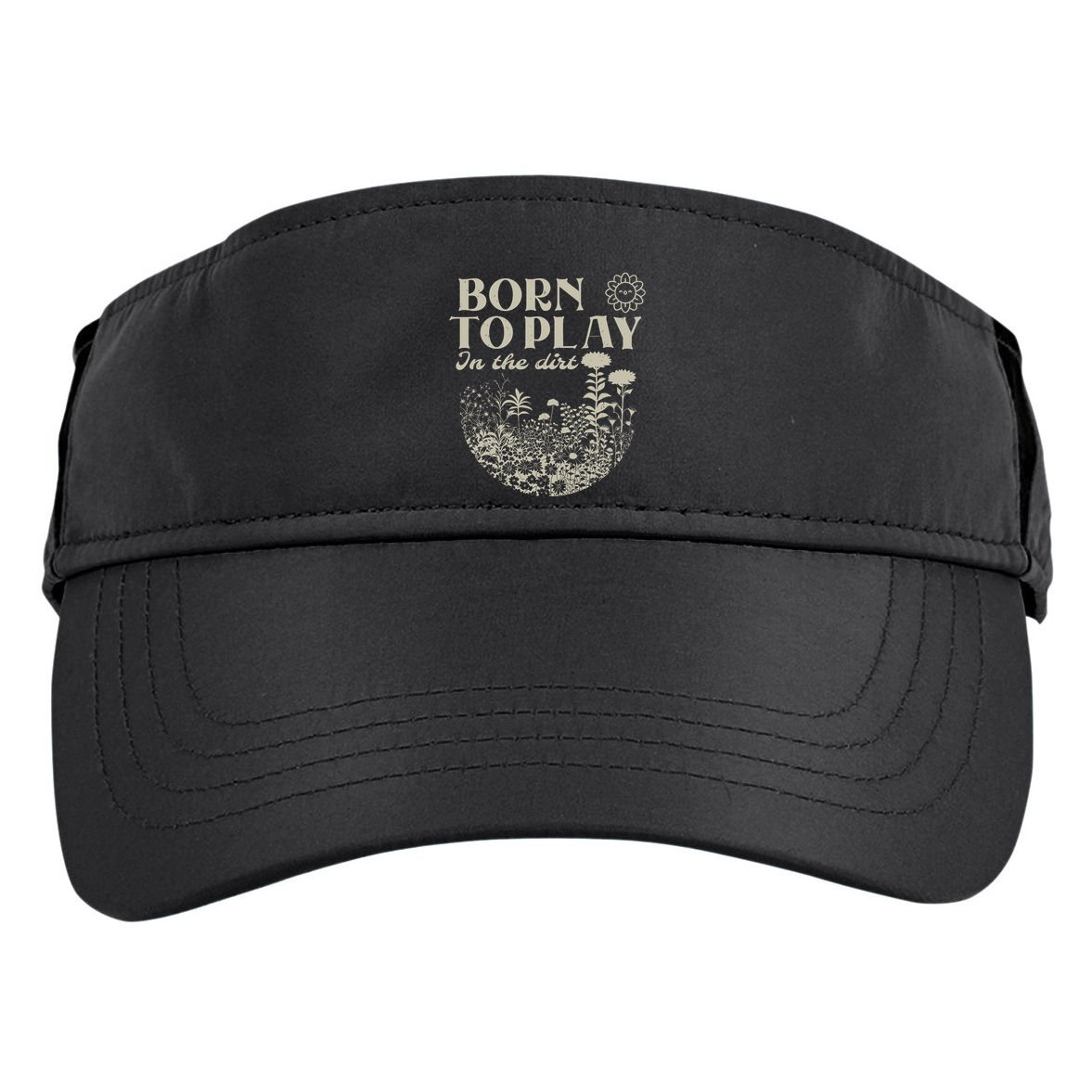 Born To Play In The Dirt Adult Drive Performance Visor
