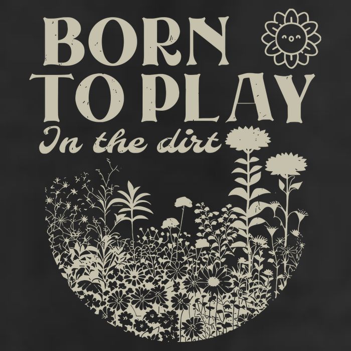 Born To Play In The Dirt Golf Towel