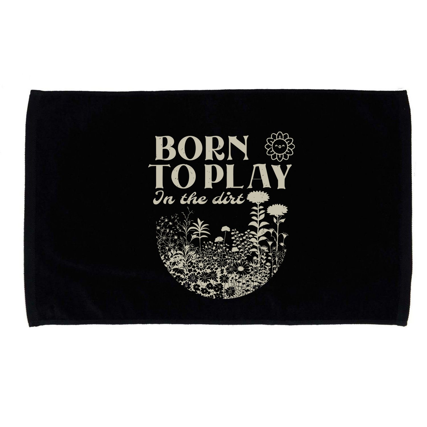 Born To Play In The Dirt Microfiber Hand Towel