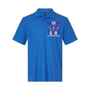 Backup Terry Put It In Reverse Funny 4th Of July Patriotic Meaningful Gift Softstyle Adult Sport Polo