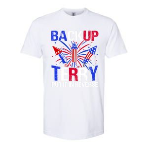 Backup Terry Put It In Reverse Funny 4th Of July Patriotic Meaningful Gift Softstyle CVC T-Shirt