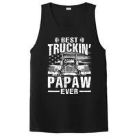 Best Truckin Papaw Ever Usa Flag PosiCharge Competitor Tank