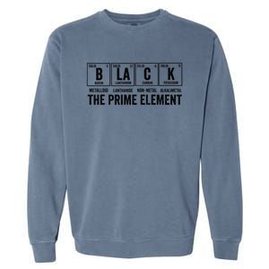 Black the Prime Element Proud Black History Month Melanin Garment-Dyed Sweatshirt