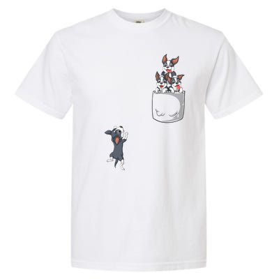 Boston Terrier Pocket Garment-Dyed Heavyweight T-Shirt