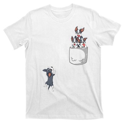 Boston Terrier Pocket T-Shirt