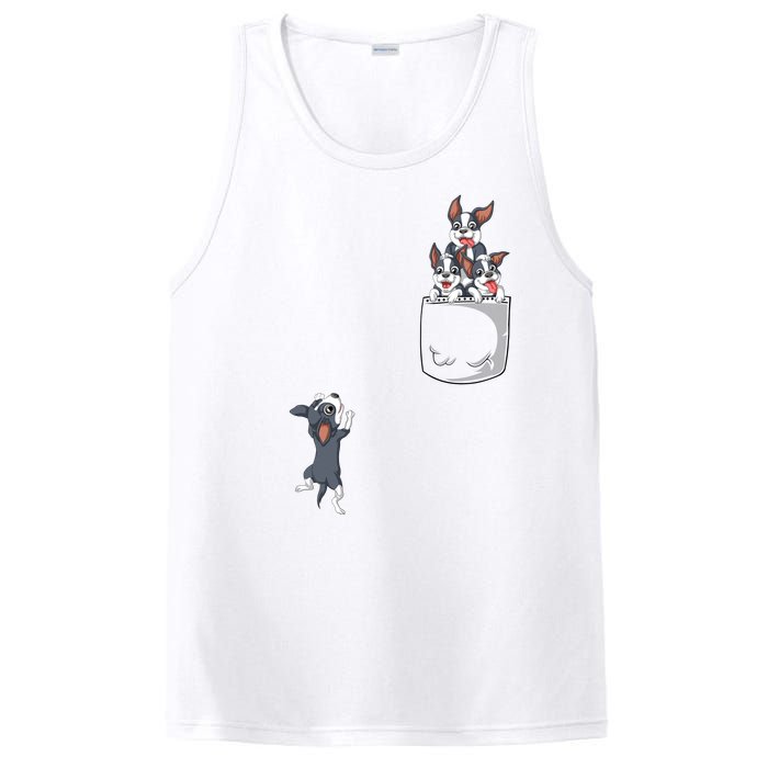 Boston Terrier Pocket PosiCharge Competitor Tank