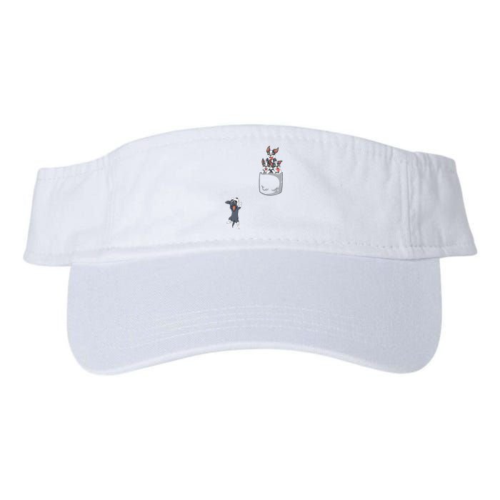 Boston Terrier Pocket Valucap Bio-Washed Visor