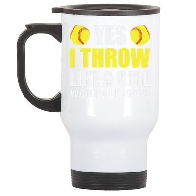 Baseball Throw Player Funny Ball Retro Vintage Coach Lover Funny Gift Stainless Steel Travel Mug