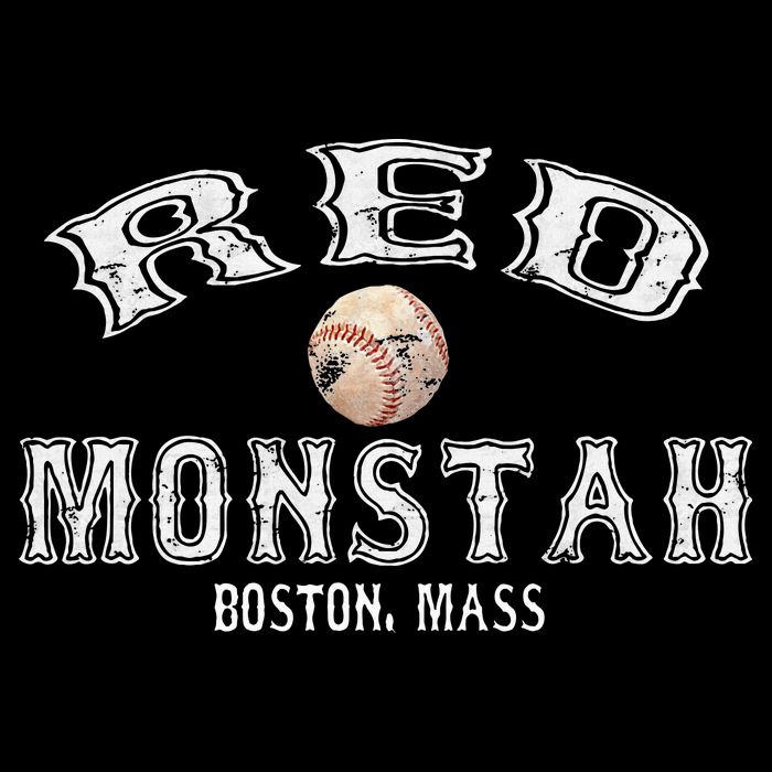 Boston Townie Pride Fans Red Monsta Vintage Fenway Flat Bill Trucker Hat