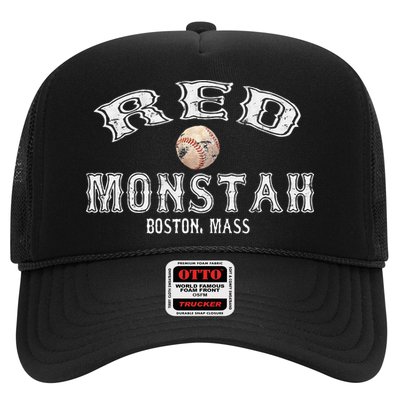 Boston Townie Pride Fans Red Monsta Vintage Fenway Trucker Hat