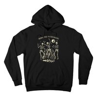 Burn The Patriarchy Funny Feminist Halloween Hoodie