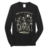 Burn The Patriarchy Funny Feminist Halloween Long Sleeve Shirt