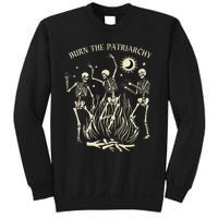 Burn The Patriarchy Funny Feminist Halloween Sweatshirt