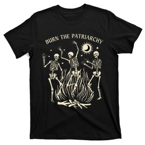 Burn The Patriarchy Funny Feminist Halloween T-Shirt