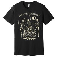 Burn The Patriarchy Funny Feminist Halloween Premium T-Shirt