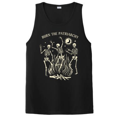 Burn The Patriarchy Funny Feminist Halloween PosiCharge Competitor Tank