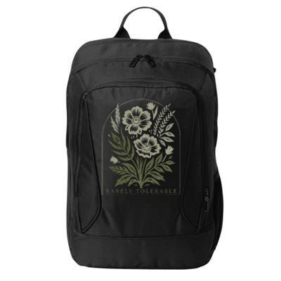 Barely Tolerable Pride And Prejudice Jane Austen City Backpack