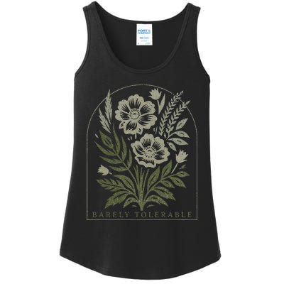 Barely Tolerable Pride And Prejudice Jane Austen Ladies Essential Tank