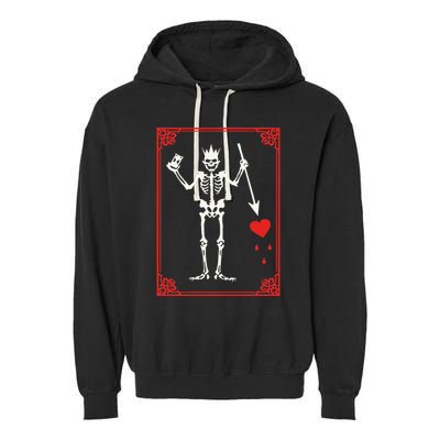 Blackbeard The Pirate Battle Flag Jolly Roger Military Army Garment-Dyed Fleece Hoodie