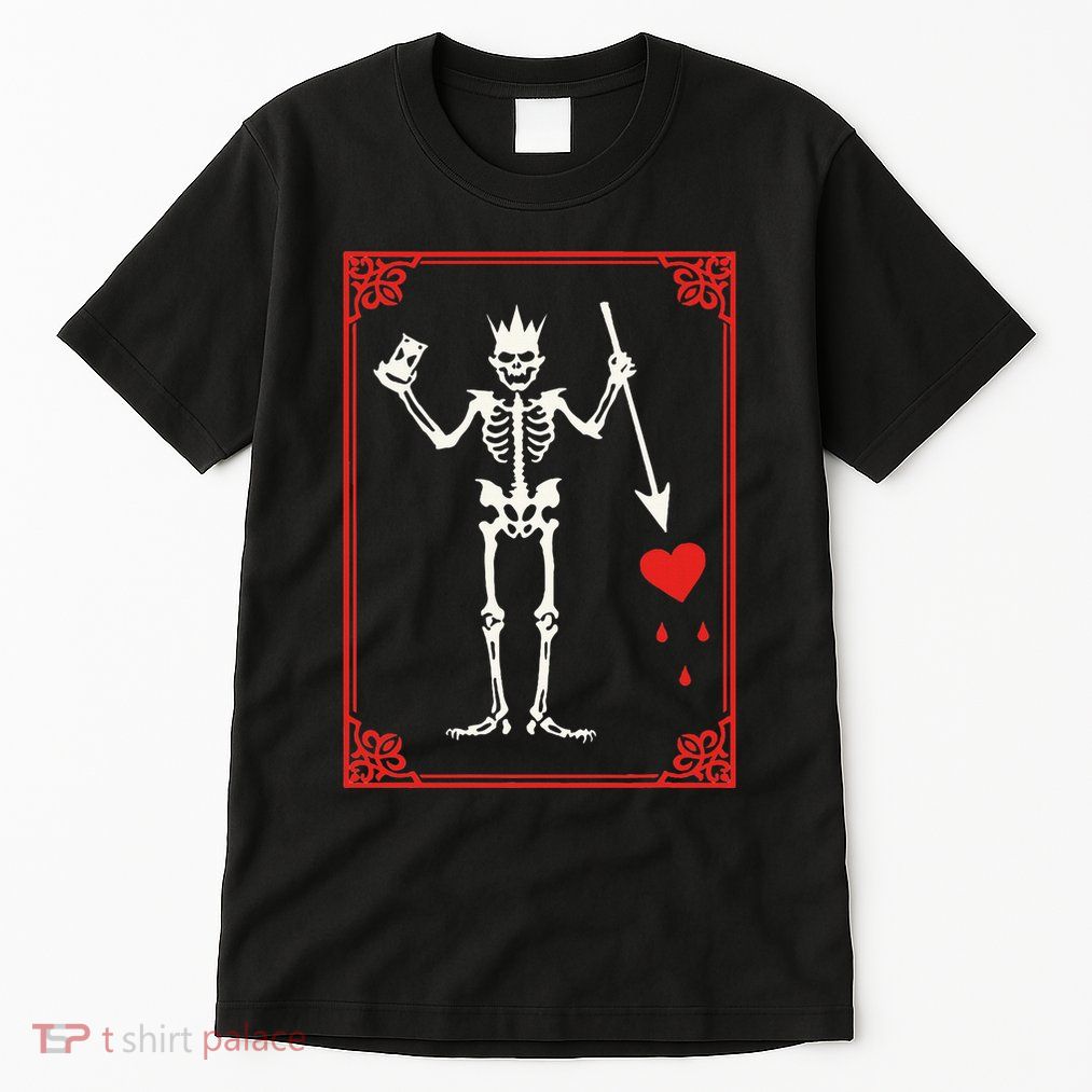 Blackbeard The Pirate Battle Flag Jolly Roger Military Army Tall T-Shirt