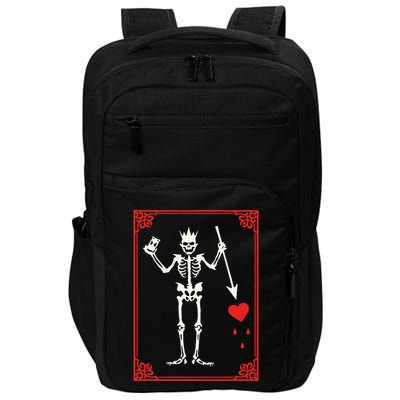 Blackbeard The Pirate Battle Flag Jolly Roger Military Army Impact Tech Backpack