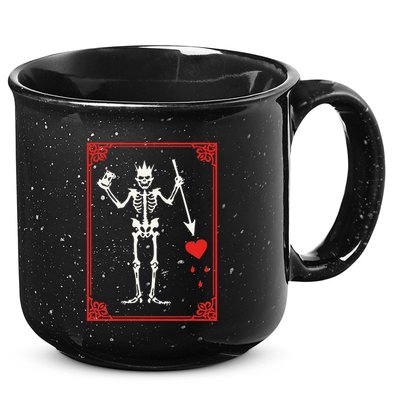 Blackbeard The Pirate Battle Flag Jolly Roger Military Army 15oz Campfire Ceramic Mug