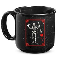 Blackbeard The Pirate Battle Flag Jolly Roger Military Army 15oz Campfire Ceramic Mug