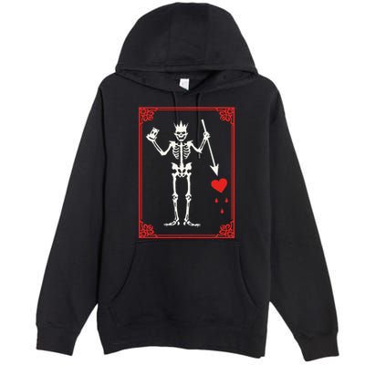Blackbeard The Pirate Battle Flag Jolly Roger Military Army Premium Pullover Hoodie