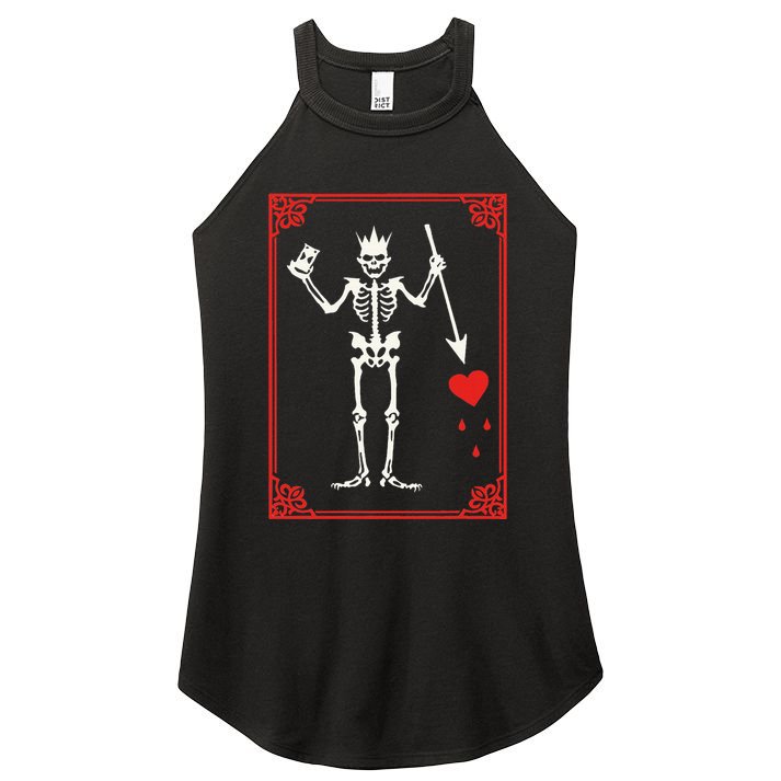 Blackbeard The Pirate Battle Flag Jolly Roger Military Army Women's Perfect Tri Rocker Tank