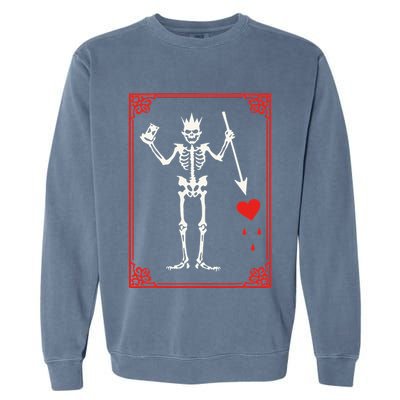 Blackbeard The Pirate Battle Flag Jolly Roger Military Army Garment-Dyed Sweatshirt