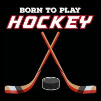 Born To Play Hockey Backpack