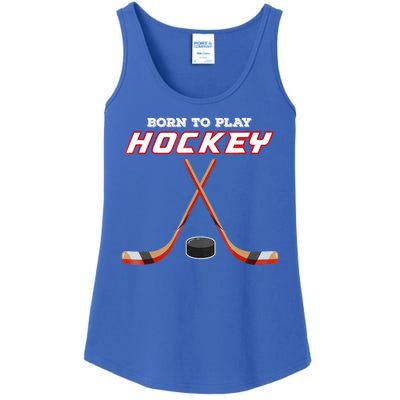 Born To Play Hockey Ladies Essential Tank