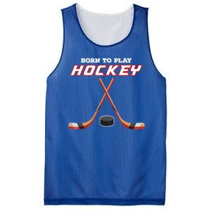 Born To Play Hockey Mesh Reversible Basketball Jersey Tank