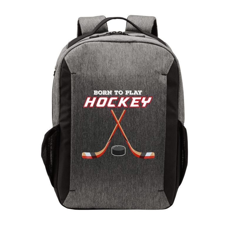 Born To Play Hockey Vector Backpack