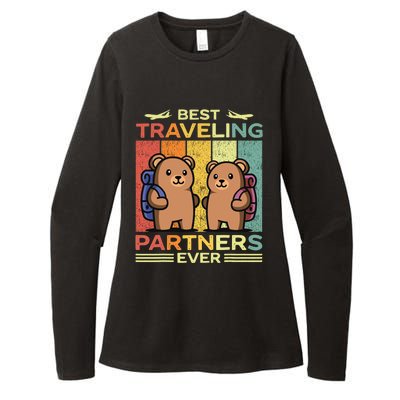 Best Traveling Partners Ever Travel Bear Traveling Couples Womens CVC Long Sleeve Shirt