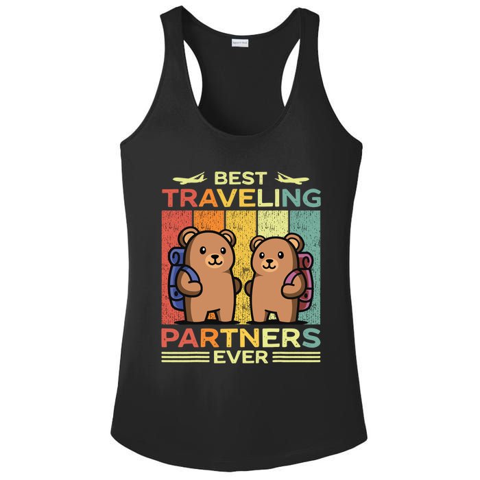 Best Traveling Partners Ever Travel Bear Traveling Couples Ladies PosiCharge Competitor Racerback Tank