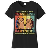 Best Traveling Partners Ever Travel Bear Traveling Couples Women's T-Shirt