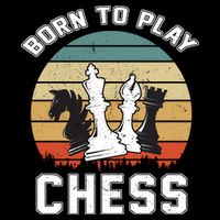 Born To Play Chess Cooling Performance Crew T-Shirt
