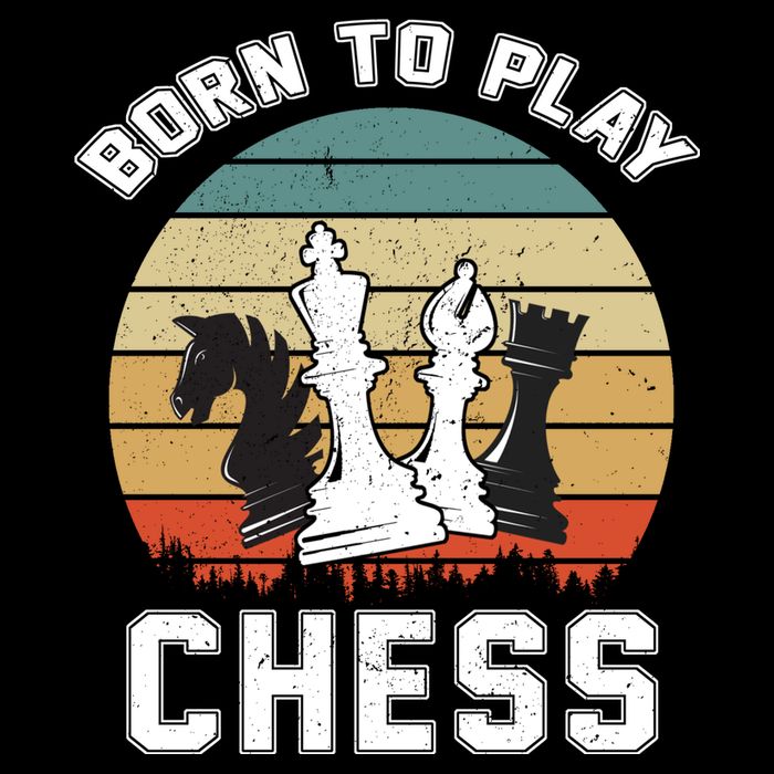 Born To Play Chess Cooling Performance Crew T-Shirt