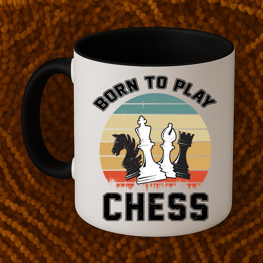 Born To Play Chess Mug